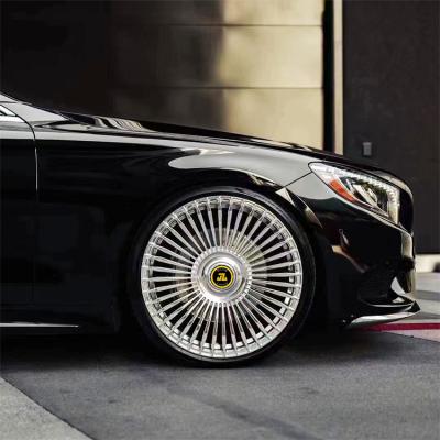 China JZ54 Aluminum Alloy Forged Multi Rim 15 Spoke 16 17 18 19 20 21 22 23 24 Inch Passenger Car Wheels For Car for sale