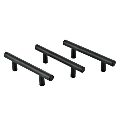 China Morden Factory Supply 201 Stainless Steel T Bar Furniture Handle For Cabinet Hardware Bedroom for sale