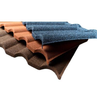 China Traditional Heat Resistant Metal Shingle Roofing Sheets Stone Coated Roof Tile For Residential Building for sale