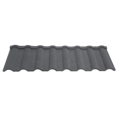 China Modern Type Milan Stone Coated Sheet Metal Steel Roofing Decorative Roof Tiles for sale