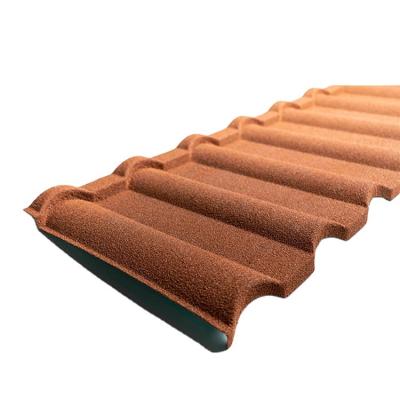 China Modern Wholesale Roofing Tile Price / Color Stone Coated Metal Roof Tiles In Ghana for sale