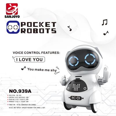 China Voice Interaction Control New SJY-939A Mini Robot Toys Singing And Dancing Voice Interaction Control For Kids for sale