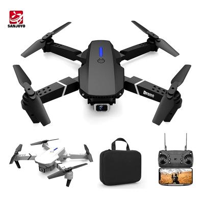 China New Headless Mode Remote Control E88 Drone With Camera Size RC Quadcopter E525 4k Plug Wide Angle Foldable Drone for sale