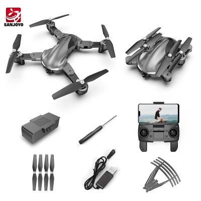 China Hot Sale SJY-A19 RC Headless Mode HD Wifi 4K Camera Bend Flow Altitude Plug RC Quadcopter Optical Drones for sale