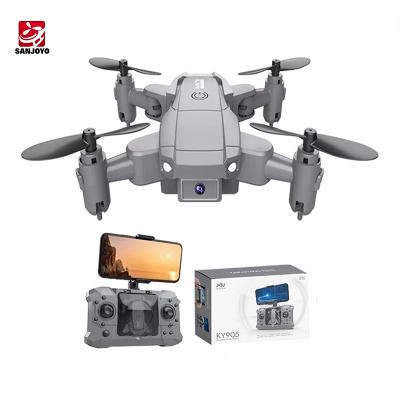 China 2021 KY905 2.4G Small Headless Mini Foldable Portable RC Drone Roll Stunt Mode KY905 2.4G Drone With 4K HD Camera For Kids for sale