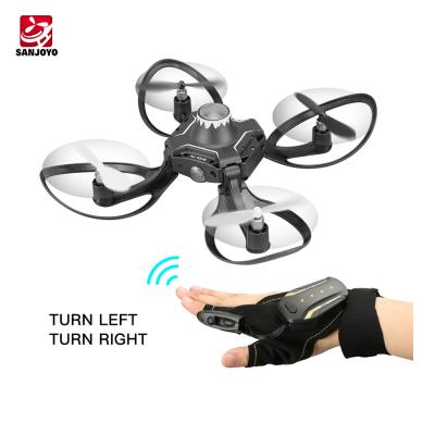 China New Wholesale Foldable Portable Mini Drone Remote Control RC Drone Hand Sensor Control SJY-W606-16 for sale