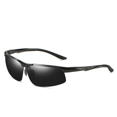 China High Quality Mens Magnesium Polarized Half-Frame Driving Outdoor Riding Sunglasses for sale