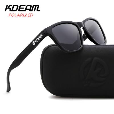 China Sports Sunglasses Kdeam Fashion PC Gradient Frame Polarized Stylish Sunglasses Frog Sunglasses for Men and Women for sale