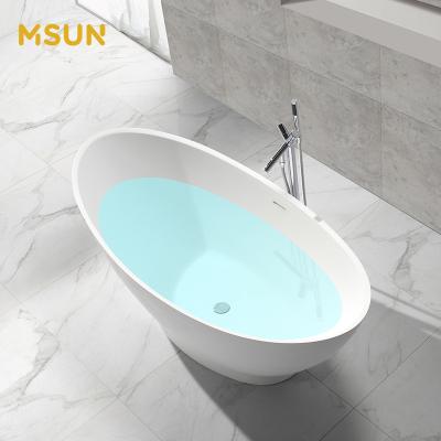 China Classic Design Freestanding Cheerful Solid Outdoor Tub Red Color Classic Bathtub for sale