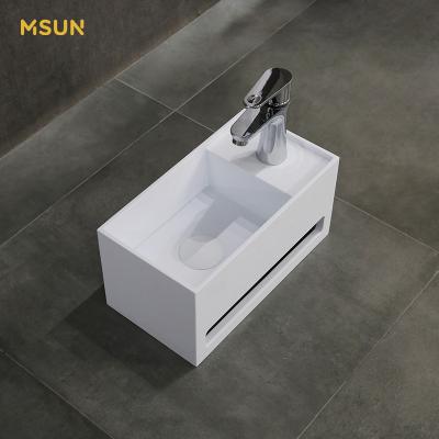 China Hot Europe Single Sink Toilet Sink Standing Hanging Basin Bathroom Vanity Basin Modern Bathroom Sinkwall for sale