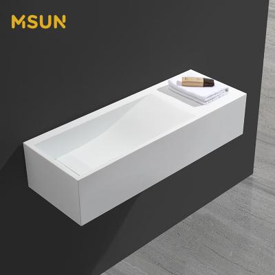 China Modern Matt Finished Modern Design Corner Vanity Top Sink Curved Bathroom Vanity for sale