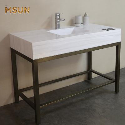 China Single Position Modern MSUN Vanity Set Bedroom One Set Bath Vanity Sets for sale