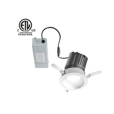 China ETL Contemporary Anti-glare 30w 20w 24w Round 22w 2*13w Dimmable Deep 13w Commercial Flip Down COB Led Downlight for sale