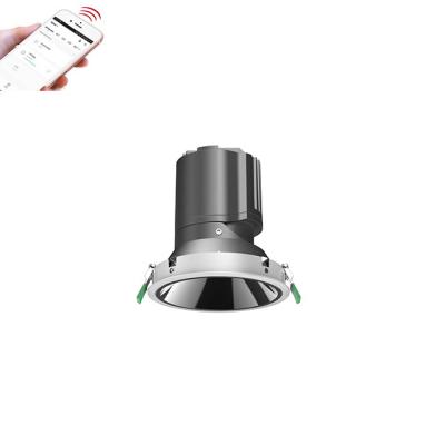 China SZDAYTON Modern Lighting Minus Tuya Series Smart APP Control 12W 20W 30W 40W LED Downlight Zigbee Smart for sale