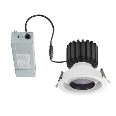 China High Quality AC100-240V Downlights Input Voltage 20w 30w LED COB Light Source Round Downlight Frames for sale