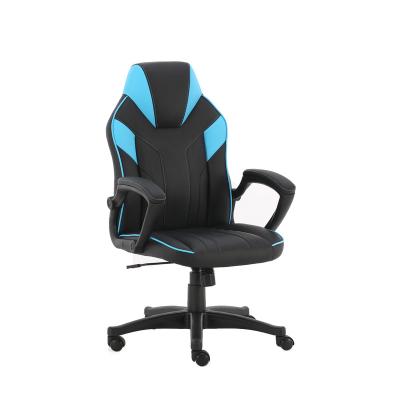 China Adjustable (height) Faux Leather Gaming Racing Chair With Soft Pad Nylon Armrest for sale