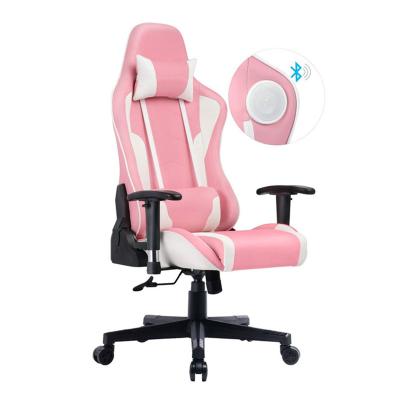 China Adjustable (height) 2021 Best New Racing Gamer Chair Speaker With Gaming Chair Music Gaming Chairs with Speaker for sale