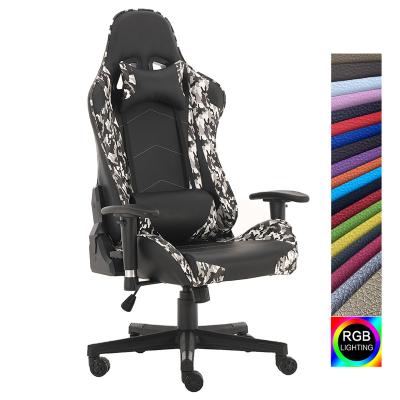 China (Size) Modern Style Adjustable Gaming Chair With 60 Mm PU Material Color Casters Gamer Racing Gaming Chair for sale