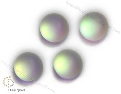 China - Doublet cabochon - 10mm round colored mystical crystal for sale