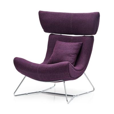 China 2021 hot sale design high back ox wing lounge chair reproduction high back seating chair for sale