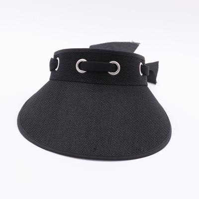 China Character Stylish Sophisticated Adjustable Blank Top Hat Sun Shading Outdoor Bow Blank Hat Top for sale