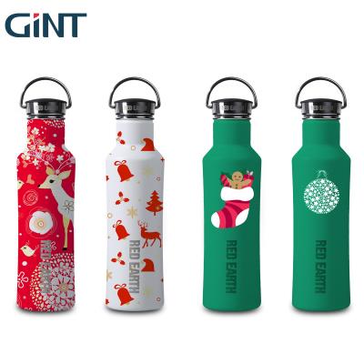 China GINT 750ml Hot Cold Water Bottle Food Grade Eco - Friendly Outdoor Material Sustainable for sale