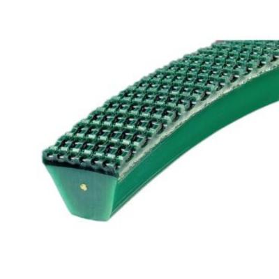 China 90A Hardness Top Green Super Grip Belt PU Polyurethane V Belt for sale