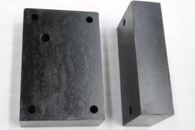 China Black PU Polyurethane Pressure Relief Block , 90A - 95A Polyurethane Parts for sale