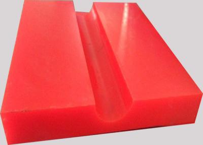 China Elastic abrasion resistance Industrial Red PU Polyurethane parts for sale