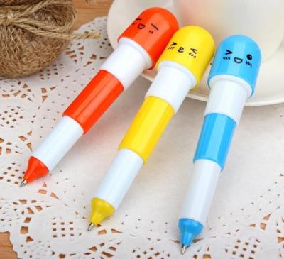 China Custom Promotional Pen Fancy Promotional Pen Vitamin Capsule Ballpoint Pen For Advertising for sale