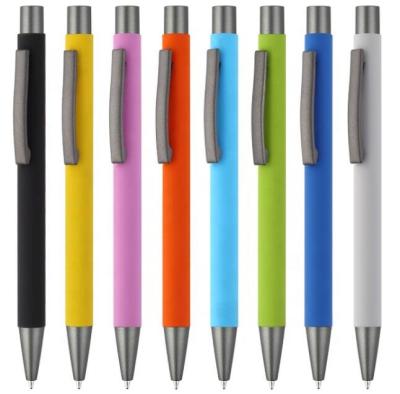 China Promotional Metal Pen New Arrival Custom Metal Rubber Pen, Custom Metal Pen Rubber Coated for sale