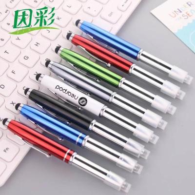 China Pen Custom Stylus LED Promotional Pen Multi Function Pen for sale