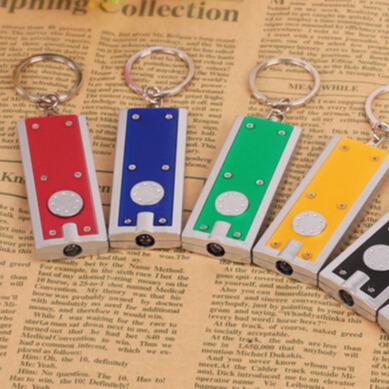 China Plastic Key Chain With Lighter , Custom Cheap Led Flashlight Key Chain for sale