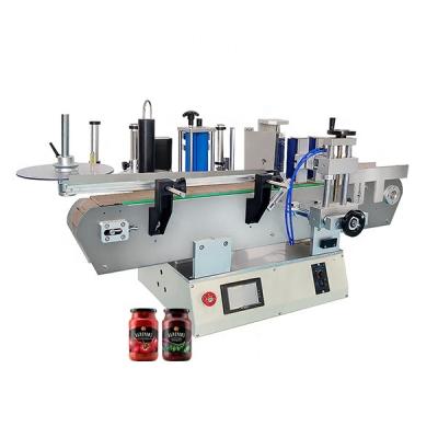 China food ce winsksy office all round shape bottle label applicator 3 roll sticker position labeling machine for sale