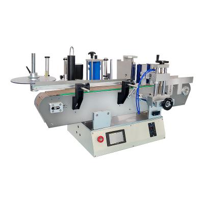 China New WINSKYS High Precision Food Table Top Simple Labeling System Round Can Tag Sticker Labeling Machine for sale