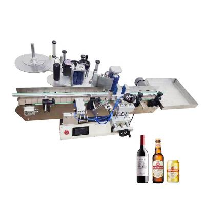 China Factory Price Automatic Desktop Food Roll 3 Side Double Mini Label Sticking Machine For Glass Bottle Cans Round Jar for sale