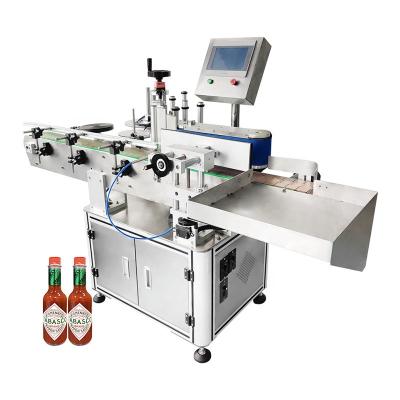 China Custom Adhesive Round Cone Labeler Automatic Food Sticker Labeling Machine For Small Big Bottle for sale