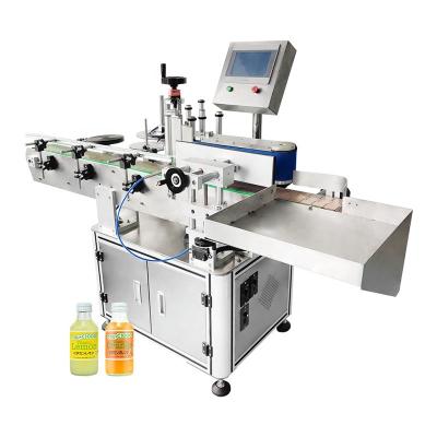 China Cheap Food Price Newest And Automatic Batch Envelope Round Sticker Label Applicator Machine For Vodka Bottle for sale