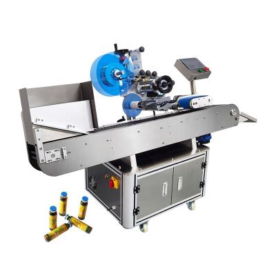 China Best Selling China Factory Design Products Adhesive Automatic Plastic Pen Tube Small Horizontal Labeling Machine for sale