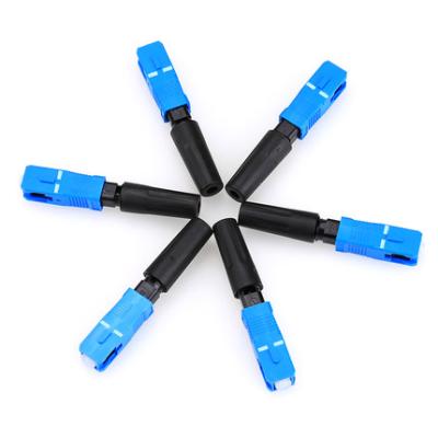 China FTTH FTTH Fiber Fast Connector UPC APC Recessed Fiber Optic Cold Junction Fast Connector for sale