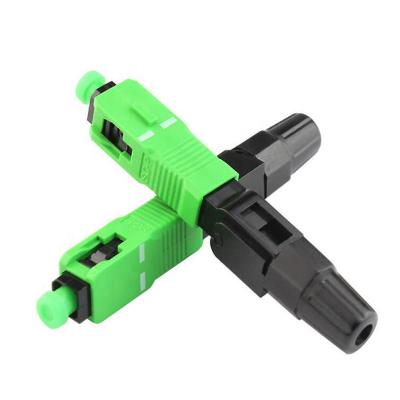 China fiber optic equipment FTTh network fiber optic connector SC/UPC SC/APC high quality fast connector APC UPC for sale