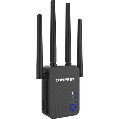 China Super Wall Penetration 4 Antenna Comfast CF-WR754AC 1200Mbps wifi repeater wifi booster CF-WR754AC CF-WR754AC for sale