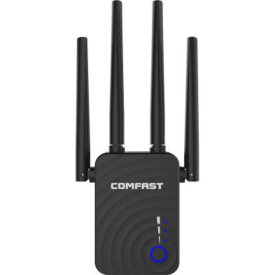 China Comfast CF-WR754AC 1200Mbps signal dual band amplifier indoor wifi repeater network supplement CF-WR754AC for sale