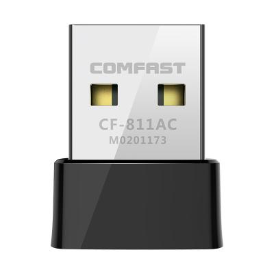 China LAPTOP Mini WiFi USB Wifi Adapter CF-811AC 650Mbps Transmitter for CF-811AC Desktop COMFAST Laptop for sale