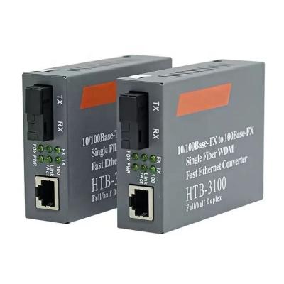 China Good Price RJ4510/100M/1000M Netlink Fiber Optic Singlemode And Multimode Media Converter for sale