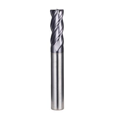 China Carbide Combined Carbide Milling Cutter 4 Edge Round Nose Milling Cutter ZL Combo Milling Cutter HRC Hardness Steel Processing 28 - 45 Degrees for sale