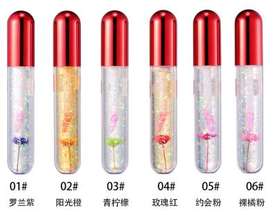 China China Seller OEM ODM Private Label Jelly Lip Gloss Wholesale Moisturizing Waterproof Temperature Changing Clear Vegan Lip Gloss Label for sale