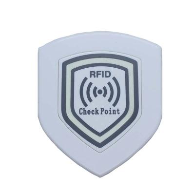 China Waterproof/Waterproof Passive RFID Patrol Tag With Night Light 125KHZ Shield Shaped RFID Tag For Underground Tunnel Subway Subway Construction Patrol for sale