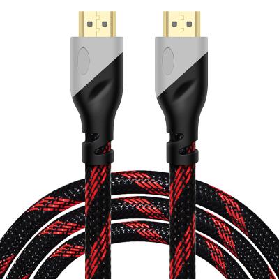 China COMPUTER 4k 2k 1080p ultra hd 3d HDMI CABLE nylon braid 1m 3m 10m 4k 60HZ nylon cable for hdmi changer 4k splitter for sale