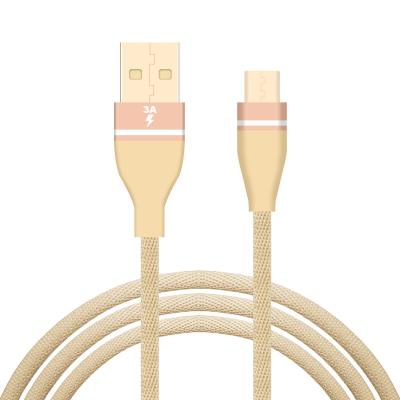 China 3A 3A USB Data Fast Charging Nylon Android Cable Type C Cable Fast Charging Mobile Phone Charger Micro USB Charging Cable for sale